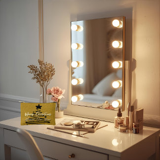 Bolsito Accesorio Pequeño Golden Black Pouch