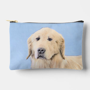 Bolsito Accesorio Pequeño Golden Retriever Pintura Cute Arte Perro Original