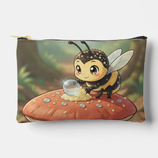 Bolsito Accesorio Pequeño Goldene Hummel im Blütentanz
