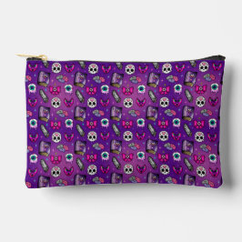 Bolsito Accesorio Pequeño Gótico Pastel - Bruja - Halloween morado