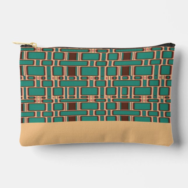 Bolsito Accesorio Pequeño Gradiente de patrón de rectángulo 15 (Anverso)