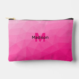 Bolsito Accesorio Pequeño Gradiente de rosa caliente patrón de malla geométr