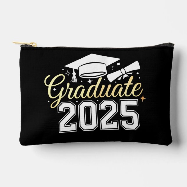 Bolsito Accesorio Pequeño Graduación De 2025 Graduado (Anverso)