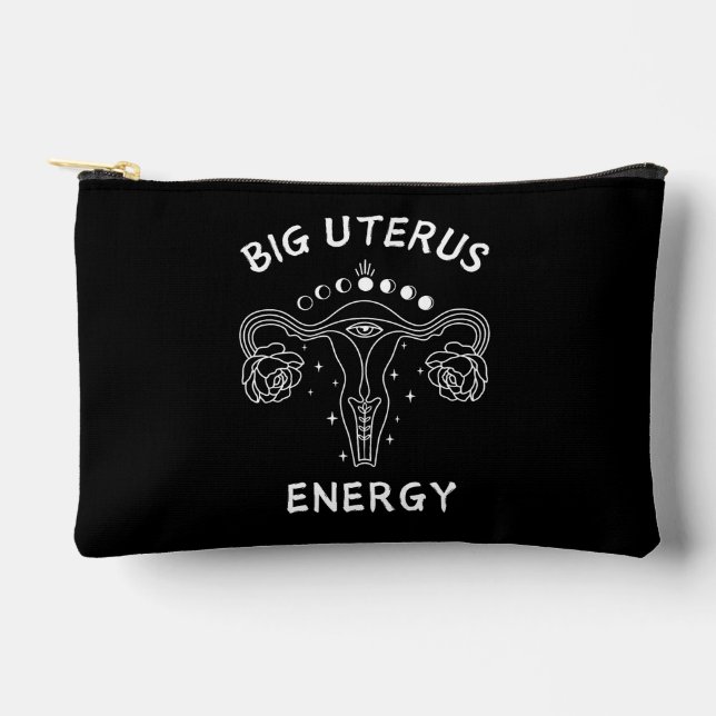 Bolsito Accesorio Pequeño Gran feminista de energía de Uterus (Anverso)