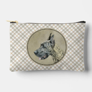 Bolsito Accesorio Pequeño Gran pintura danesa Brindle original Mascota Perro