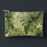 Bolsito Accesorio Pequeño Green Botanical Watercolor Leaves<br><div class="desc">An elegant accessory pouch featuring a refined Green Botanical Watercolor Leaves motif in soft,  natural green tones. The delicate watercolor style adds a fresh,  modern touch to organizing cosmetics,  stationery,  travel essentials,  and everyday items,  making it a stylish,  gift‑ready choice for women who appreciate botanical art and contemporary accessories.</div>