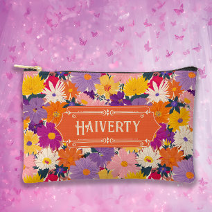 Bolsito Accesorio Pequeño Haiverty Crowne florece floral moderna
