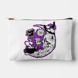 Bolsito Accesorio Pequeño Halloween Crescent Moon Witch Skull