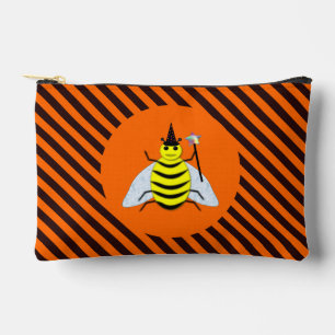Bolsito Accesorio Pequeño Halloween Magic Bee Witch naranja y Black Stripes