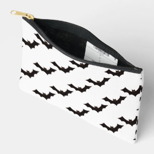 Bolsito Accesorio Pequeño Halloween, Patrón De Murciélagos, Truco O Tratamie