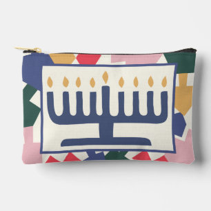 Bolsito Accesorio Pequeño Hanukkah Menorah Dreidels Game