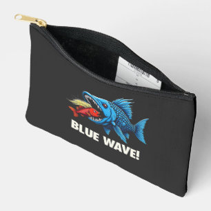 Bolsito Accesorio Pequeño Harris Walz Elección Olas azules Pescado demócrata