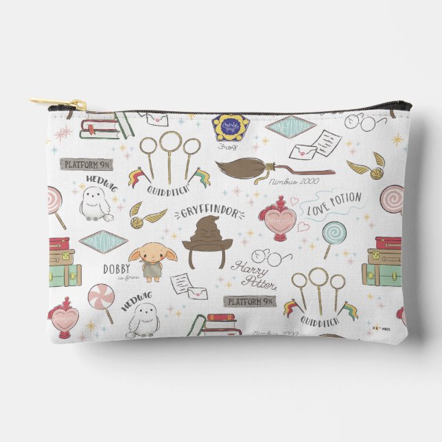 Bolsito Accesorio Pequeño HARRY POTTER™ Tiny Magic Pattern (Anverso)