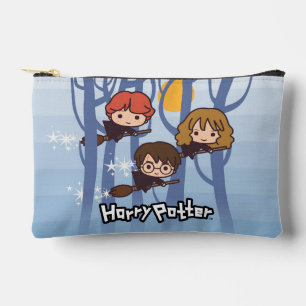 Bolsito Accesorio Pequeño Harry, Ron y Hermione de dibujos animados volando 