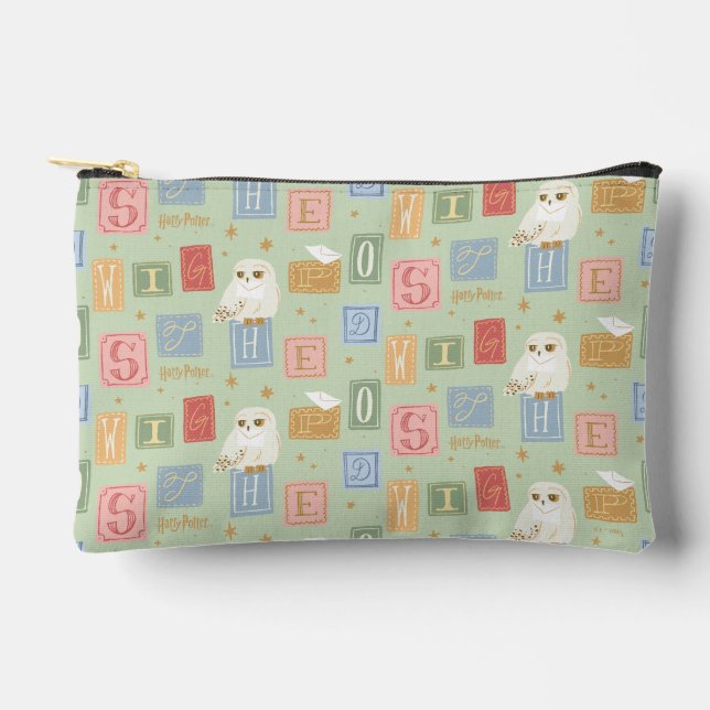 Bolsito Accesorio Pequeño Hedwig Post Letter Block Pattern (Anverso)