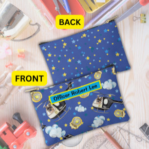 Bolsito Accesorio Pequeño Helicóptero de policía y unidad K-9 divertida