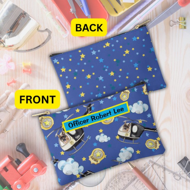 Bolsito Accesorio Pequeño Helicóptero de policía y unidad K-9 divertida (Subido por el creador)