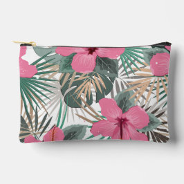 Bolsito Accesorio Pequeño Hibiscus Tropical Pink