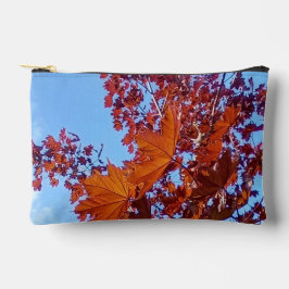 Bolsito Accesorio Pequeño hojas naranjas