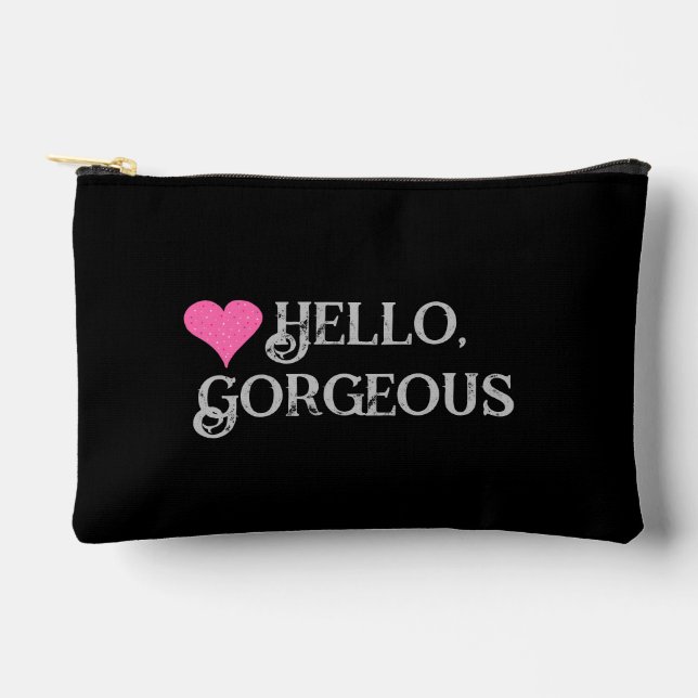 Bolsito Accesorio Pequeño Hola, Gorgeous (Anverso)