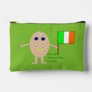 Bolsito Accesorio Pequeño Huevo irlandés patriótico