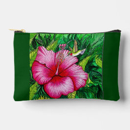 Bolsito Accesorio Pequeño Hummingbird Hibiscus