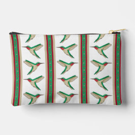 Bolsito Accesorio Pequeño Hummingbird Stripe Zipper Pouch