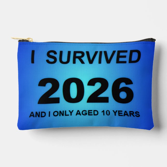 Bolsito Accesorio Pequeño I Survived 2026 (Anverso)