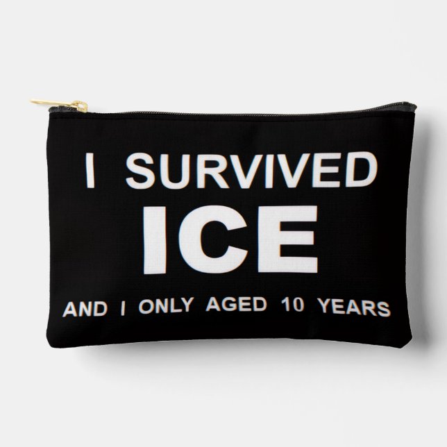 Bolsito Accesorio Pequeño I Survived ICE  (Anverso)