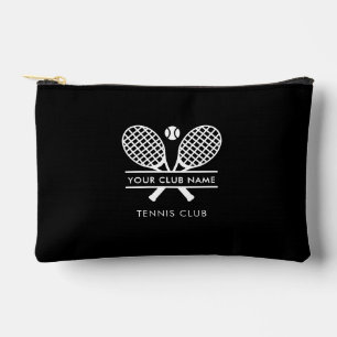 Bolsito Accesorio Pequeño Icono de raquetas de tenis de nombre de club de pa