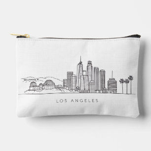 Bolsito Accesorio Pequeño Ilustración minimalista del horizonte de Los Ángel