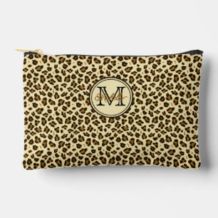 Bolsito Accesorio Pequeño Impresión Cute Leopard Monogramado