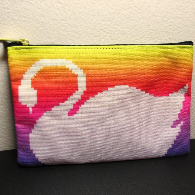 Bolsito Accesorio Pequeño Impresión de crochet de artesano arcoiris del Past (Subido por el creador)