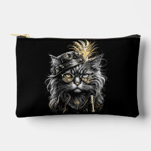 Bolsito Accesorio Pequeño Impresionante gato steampunk 