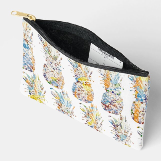 Bolsito Accesorio Pequeño Imprimir piña (Abierto)