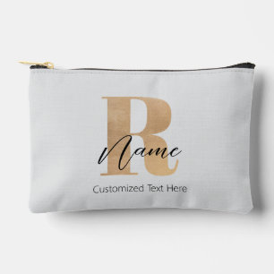Bolsito Accesorio Pequeño Inicial R y nombre personalizados con monograma mo
