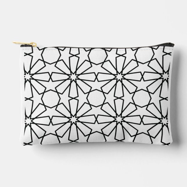Bolsito Accesorio Pequeño Islamic Geometric Pattern  Arabic Design   (Anverso)
