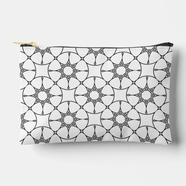 Bolsito Accesorio Pequeño Islamic Geometric Pattern  Arabic Design Cute (Anverso)