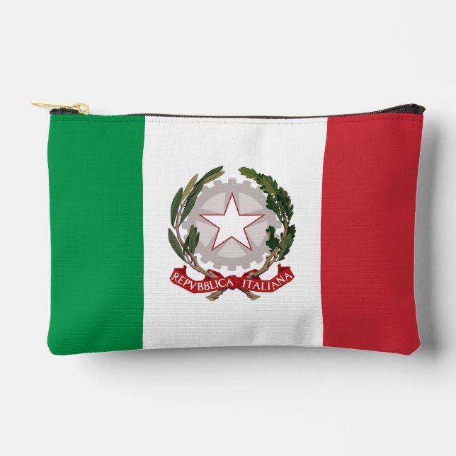 Bolsito Accesorio Pequeño Italy flag phone case (Anverso)