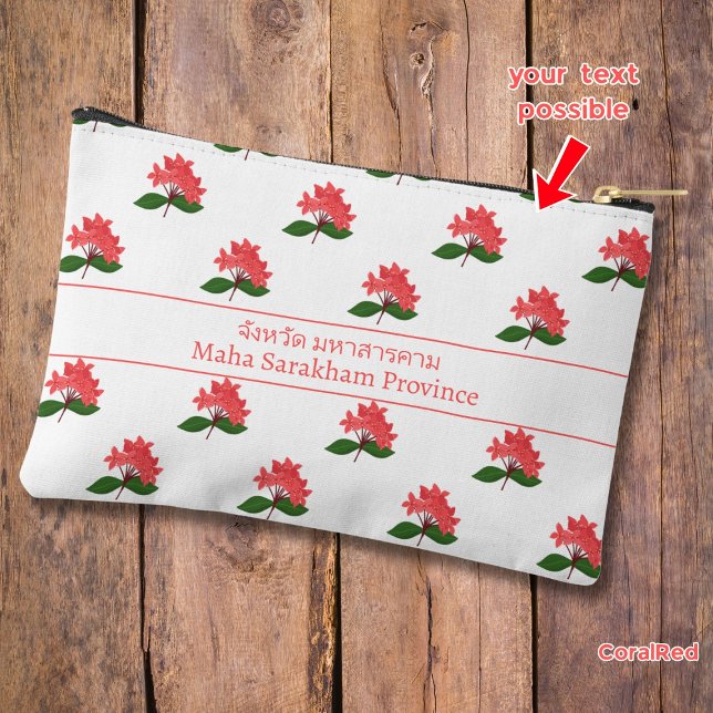 Bolsito Accesorio Pequeño Ixora Coccinea, flor de Maha Sarakham (Subido por el creador)