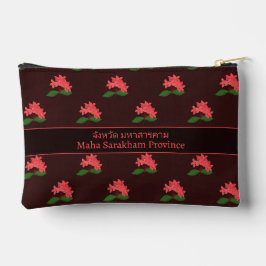 Bolsito Accesorio Pequeño Ixora Coccinea, Flor de Maha Sarakham (oscuridad)