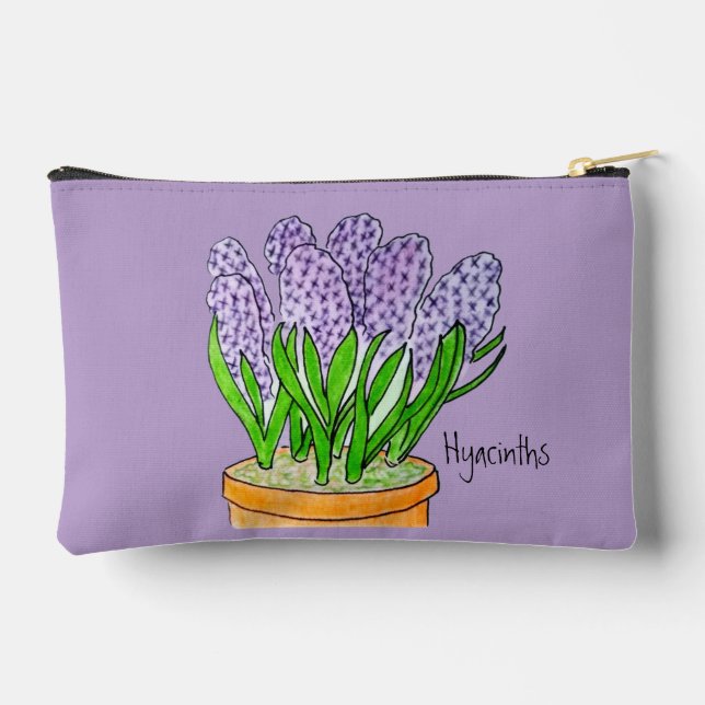 Bolsito Accesorio Pequeño  Jacintos  (Reverso )