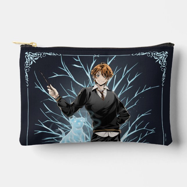 Bolsito Accesorio Pequeño Jack Russell Terrier Patronus de Anime Ron Weasley (Anverso)