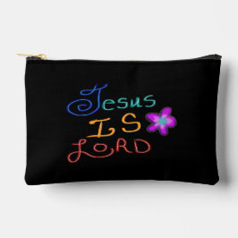 Bolsito Accesorio Pequeño Jesús es SEÑOR Letra Colorida Dibujada a Mano