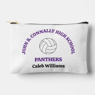 Bolsito Accesorio Pequeño Jugadora de voleibol de instituto personalizada mo