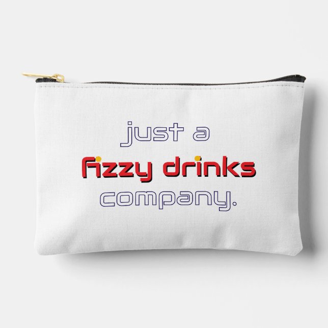 Bolsito Accesorio Pequeño Just a Fizzy Drinks Company Keychain (Anverso)