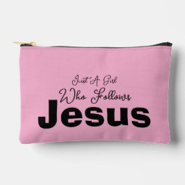 Bolsito Accesorio Pequeño Just a Girl Who Follows Jesus
