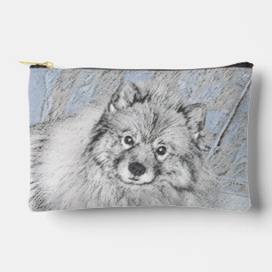 Bolsito Accesorio Pequeño Keeshond Painting Kees lindo Mascota original Perr