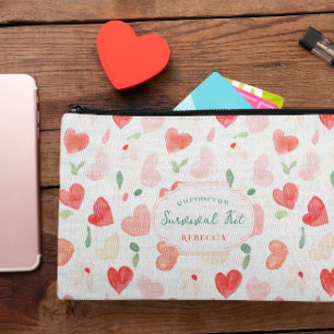 Bolsito Accesorio Pequeño Kit de supervivencia de Cute Galentine   Inicial