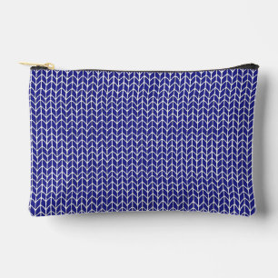 Bolsito Accesorio Pequeño KNIT AZUL ROYAL Pouch Accesorio Pequeño